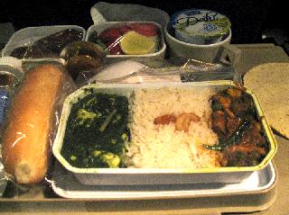 エアインディア機内食