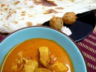 チキンカレー・ナン