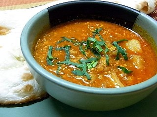 キーマカレー・ナン