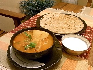 かぶのカレー・アルパラタ