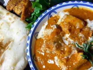 チキンバターマサラ・タンドリーチキン・ナン