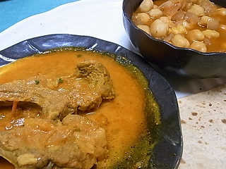 ラムチョップマサラ・カダイチャナ