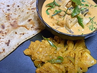 きのこカレー・タワチキン